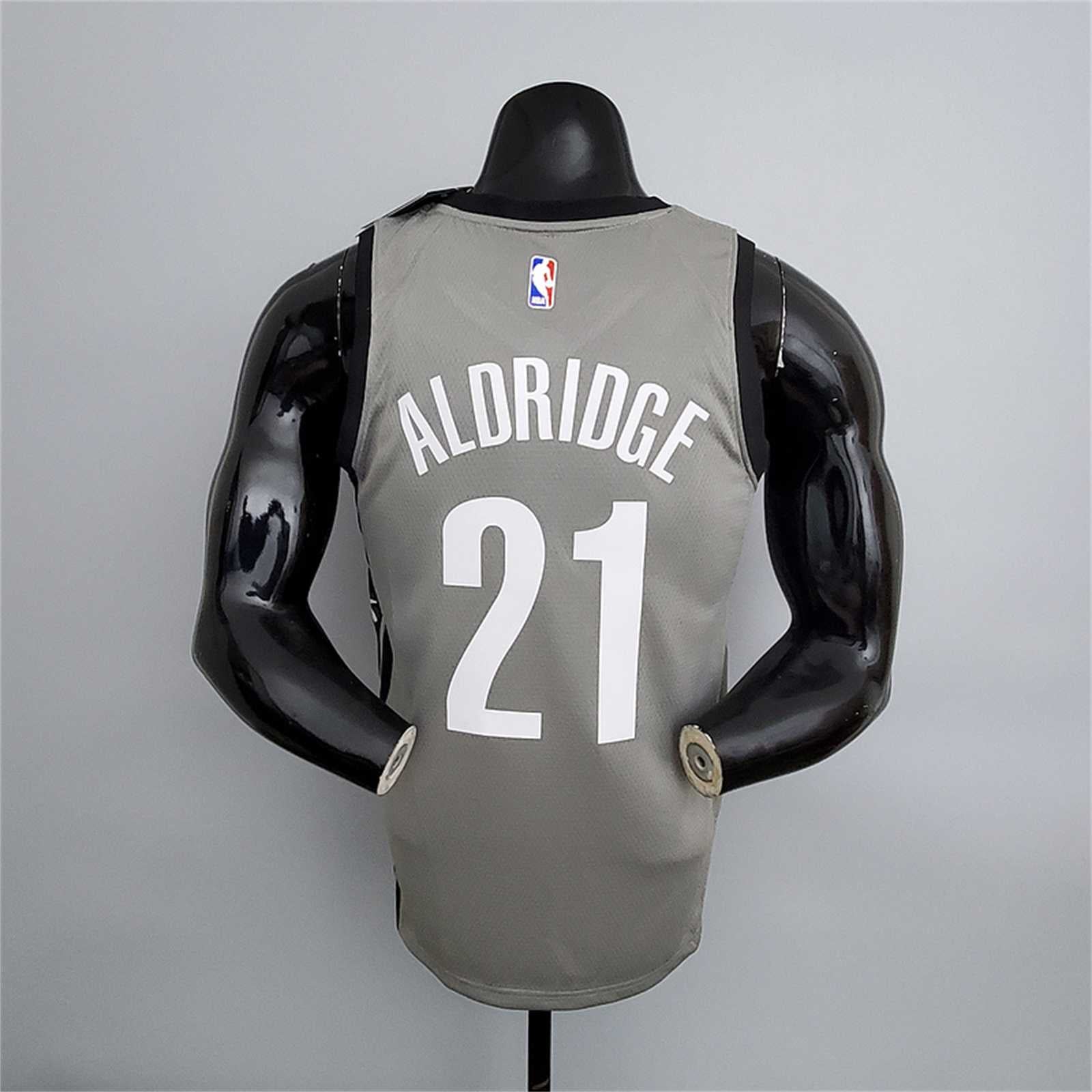 Nets Aldridge #21 Flyer Grey