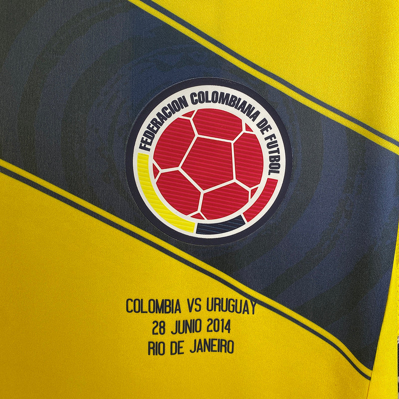 2014 Colombia home retro jersey tm