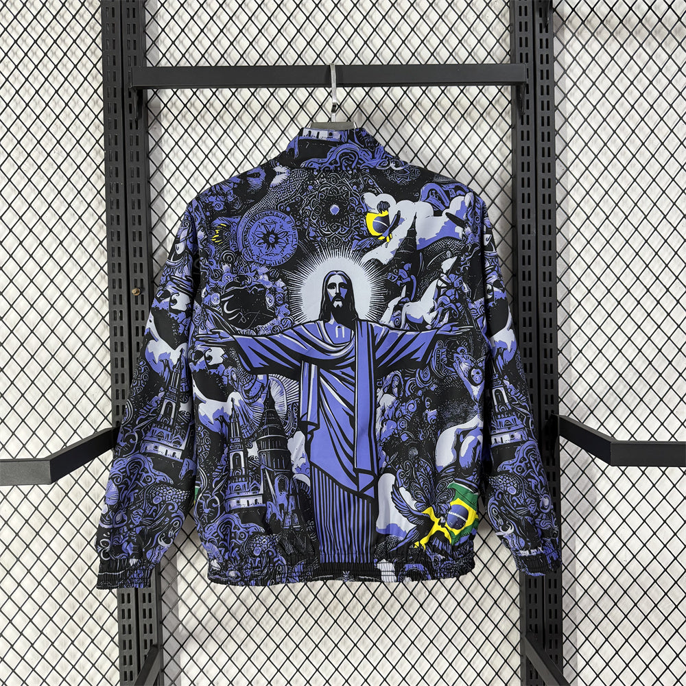 Brazil Jesus Edition Reversable Windbreaker