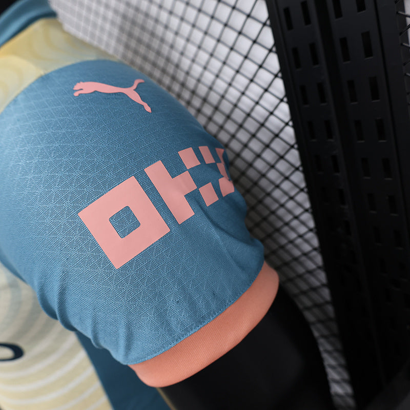 24-25 MANCHESTER CITY yellow and blue special player version jersey tm