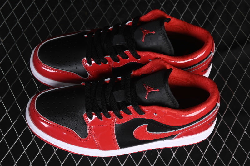 AIR JORDAN 1 LOW BLACK/WHITE/VARSITY RED
