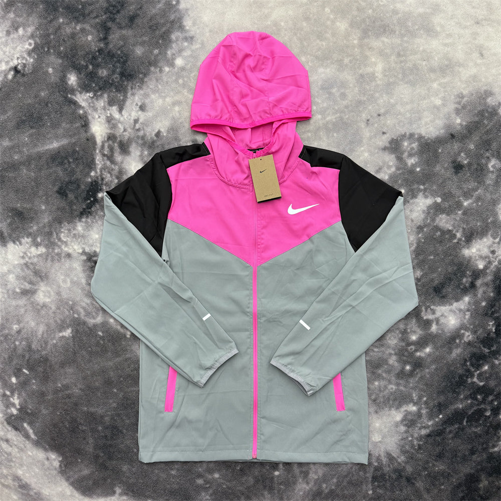 Nike Grey-Pink Windbreaker