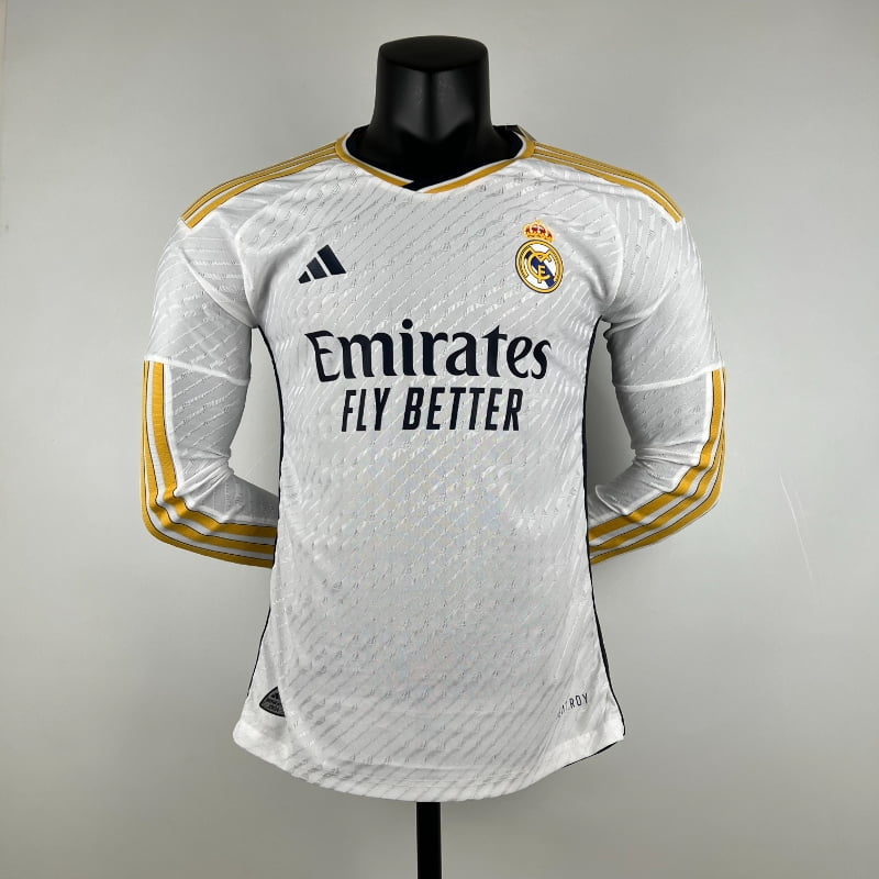 23 24 Real Madrid Home long sleeve Player version jersey tm