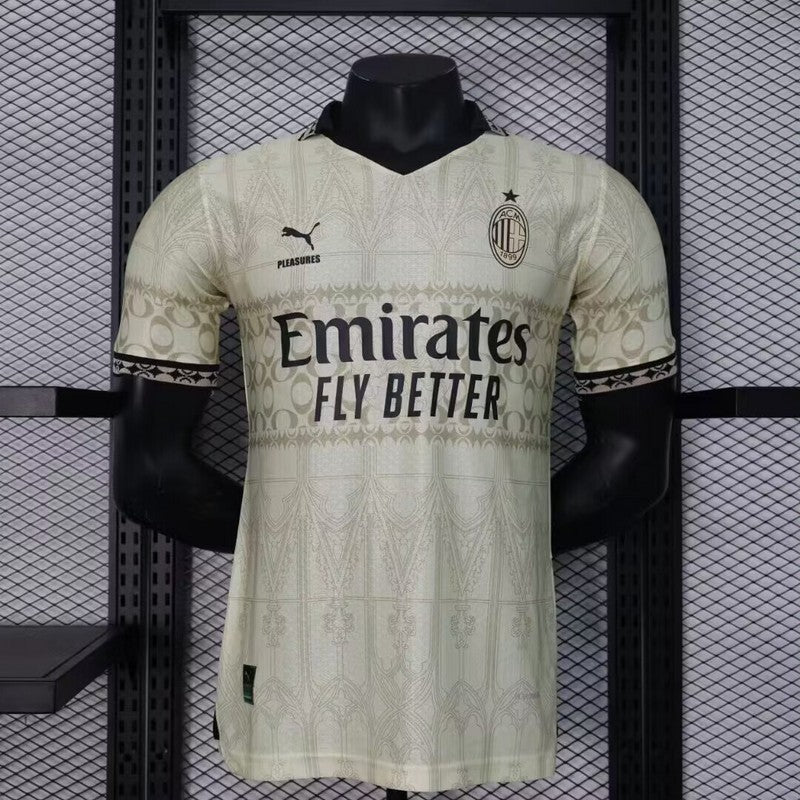 24-25 AC Milan fourth white player version jersey tm