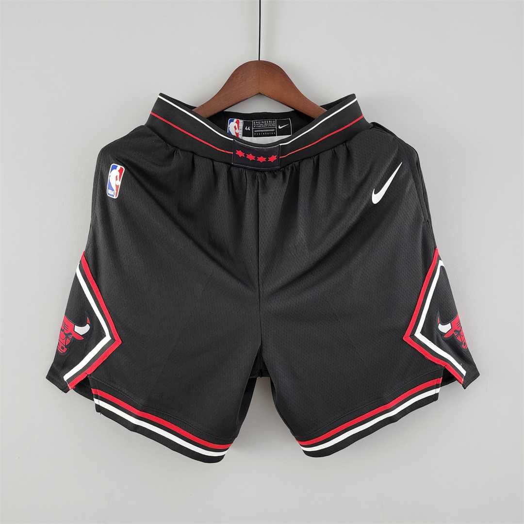 Chicago Bulls black NBA shorts