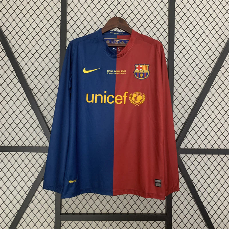 Barcelona 2009 UCL FINAL Long Sleeve Jersey