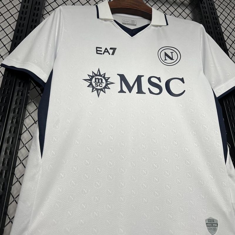 24-25 Napoli away white soccer jersey