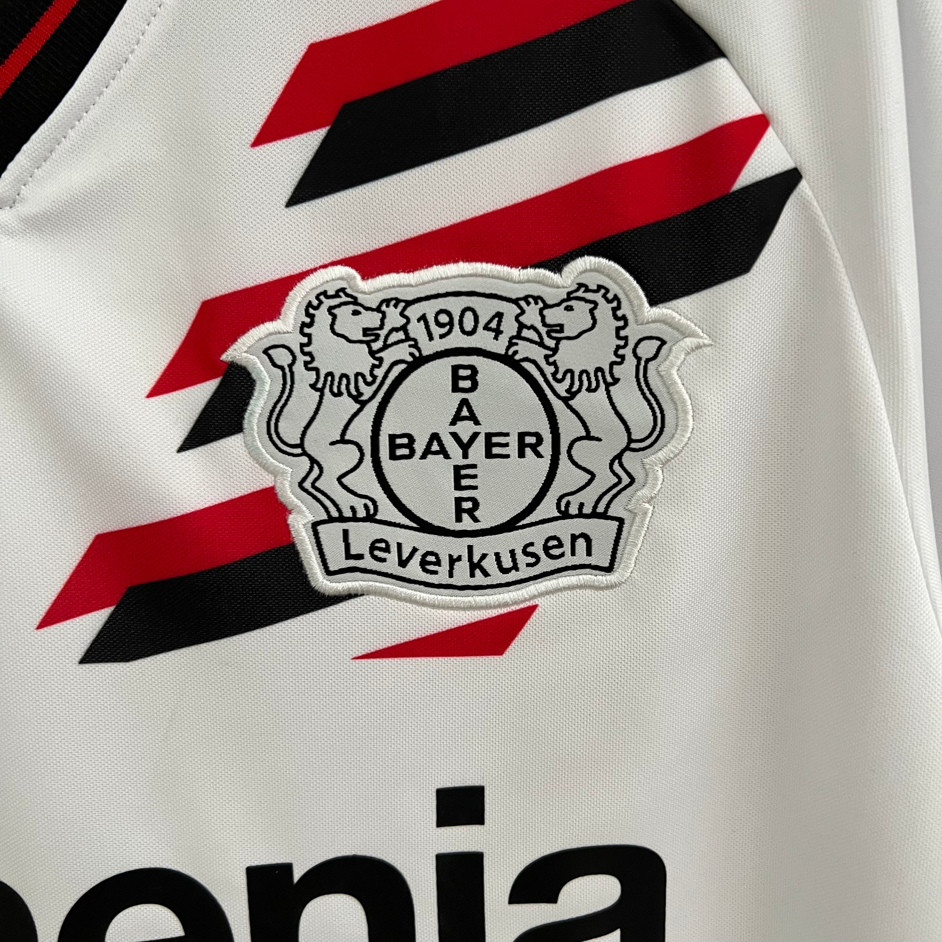 23-24 leverkusen away white jersey