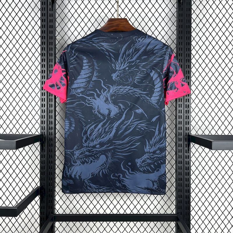 25-26 BAR dark blue and pink Dragon special Jersey