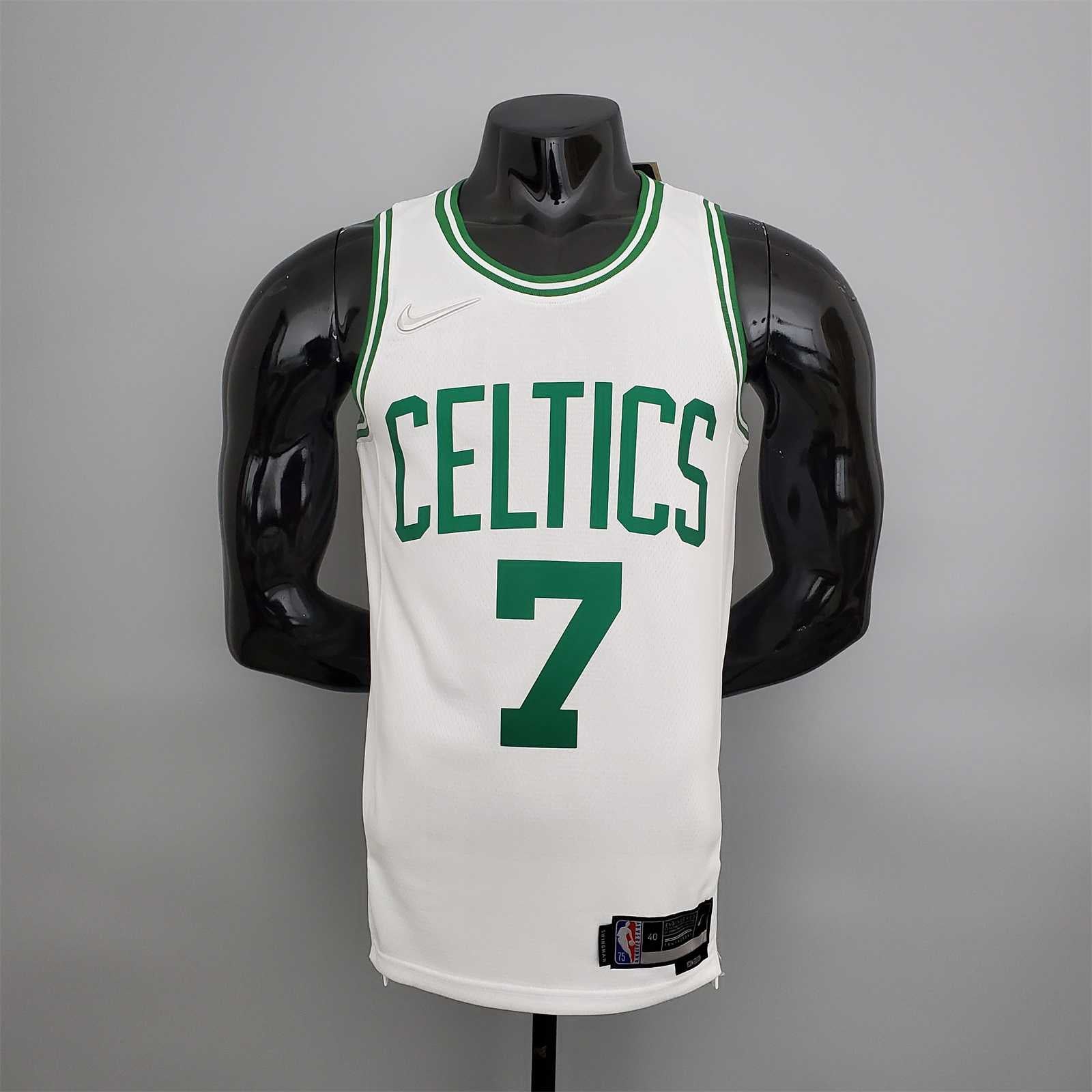 75th Anniversary Brown #7 Celtics White