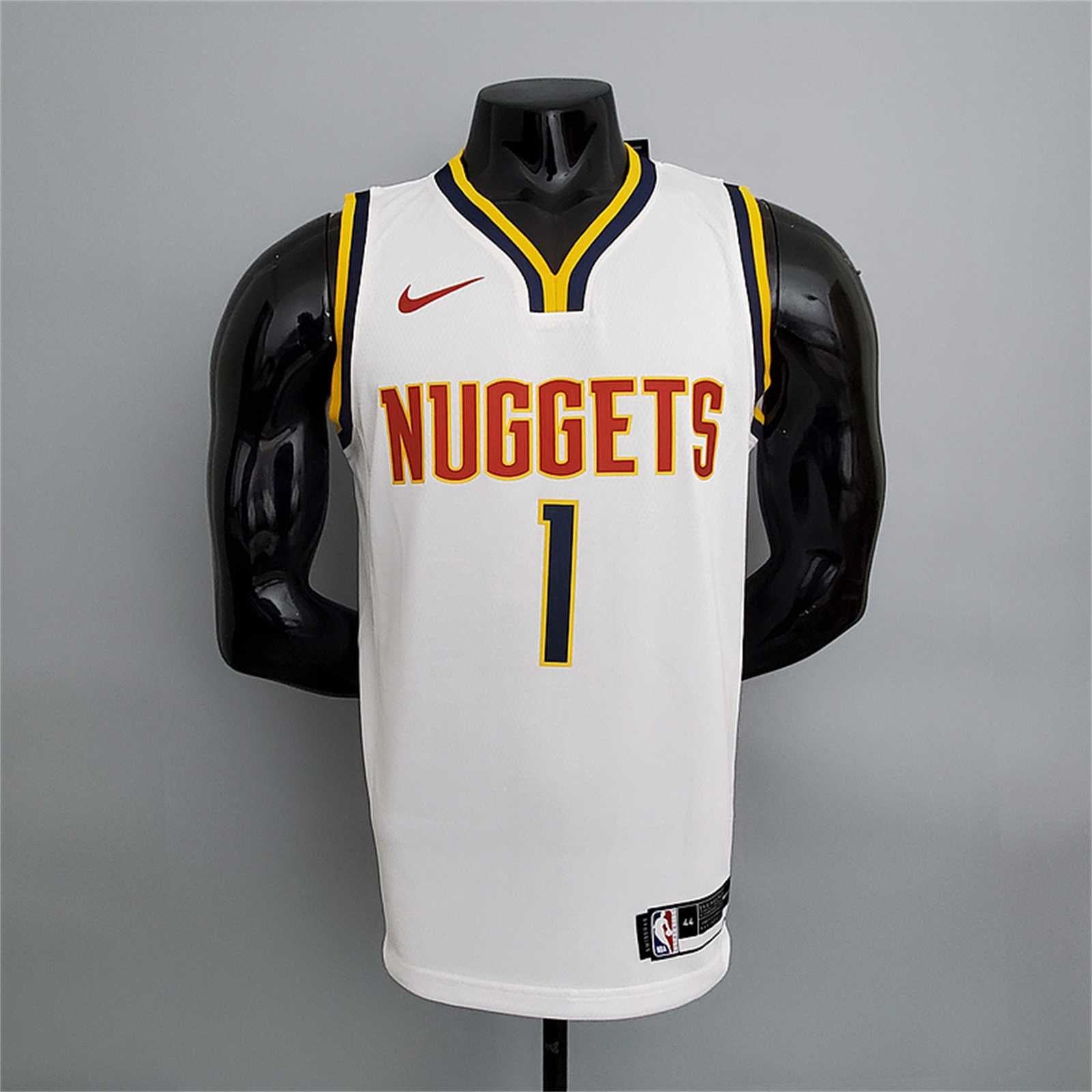 Nuggets Porter jr.#1 Limited White