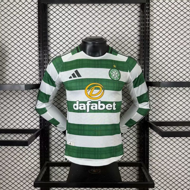 25-26 Celtic home long sleeve