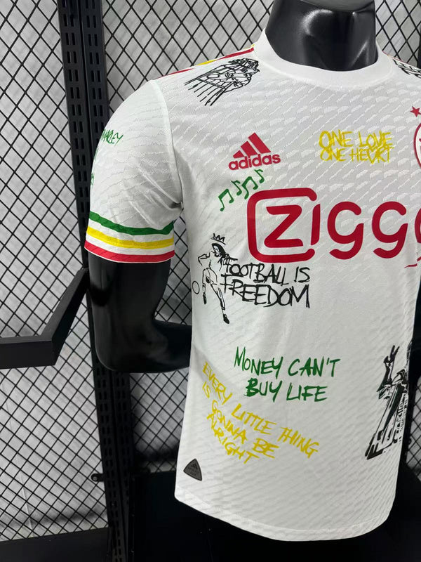 25-26 Ajax white special version soccer jersey tm