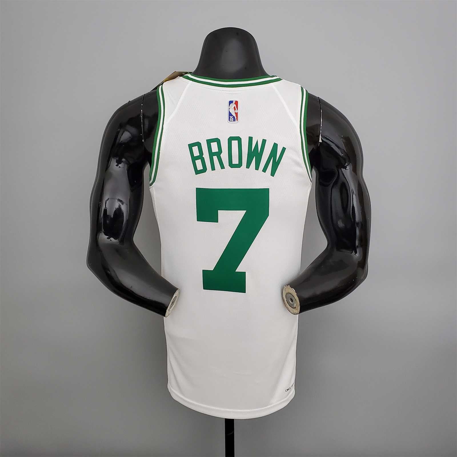 75th Anniversary Brown #7 Celtics White