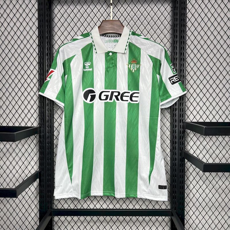 2024-2025 REAL BETIS home jersey with Sponsor(GREE)