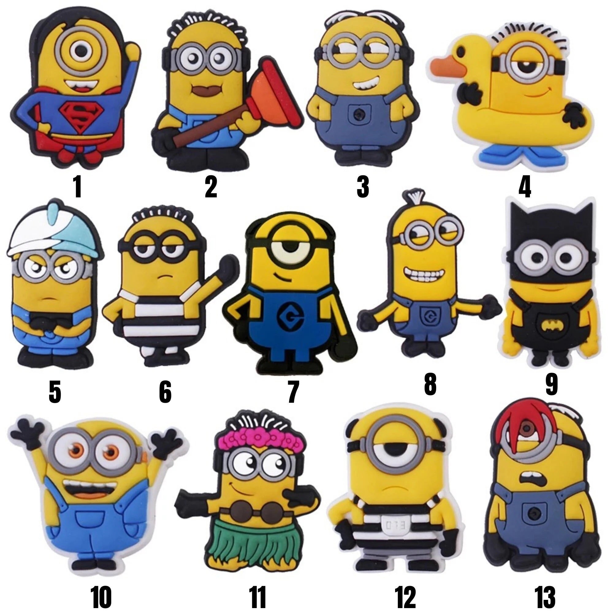 Minions pins 12 pcs