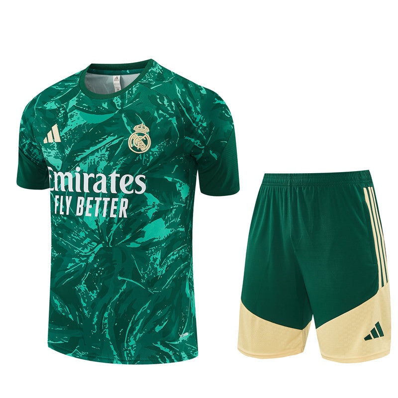 26-27 Season Real Madrid Camo-Green Color Football Training Suit