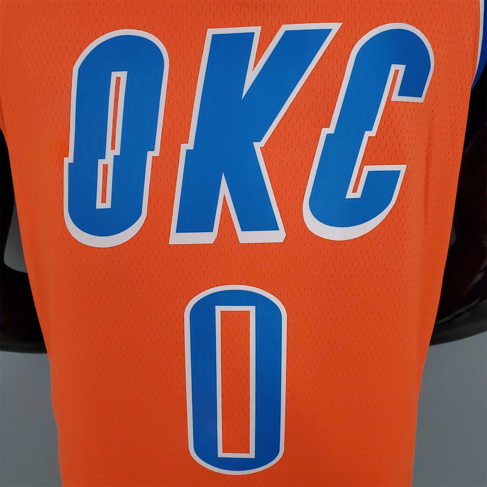 WESTBROOK#0 Thunder Jordan Orange