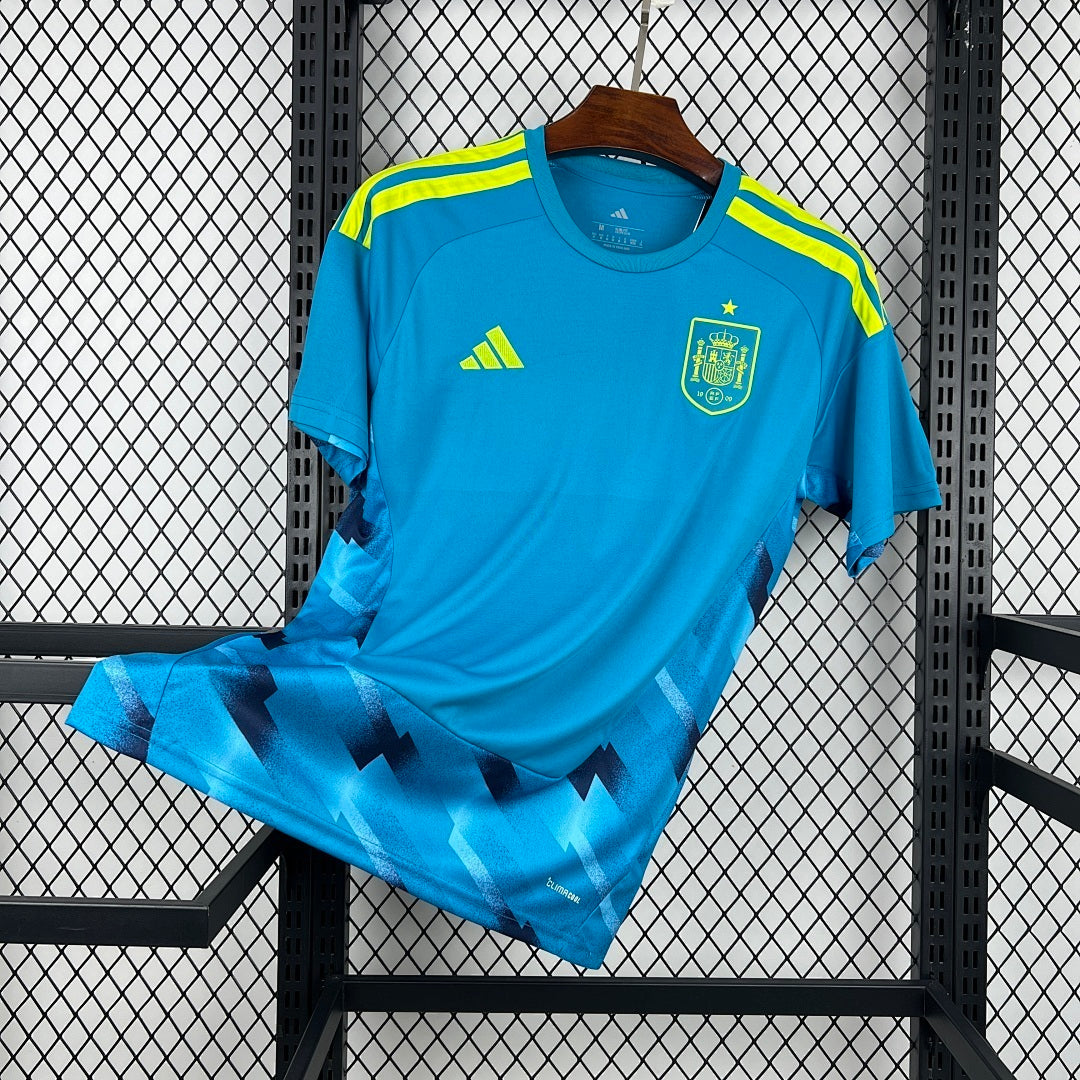 Spain 2026 World Cup Blue Goalkeeper Jersey