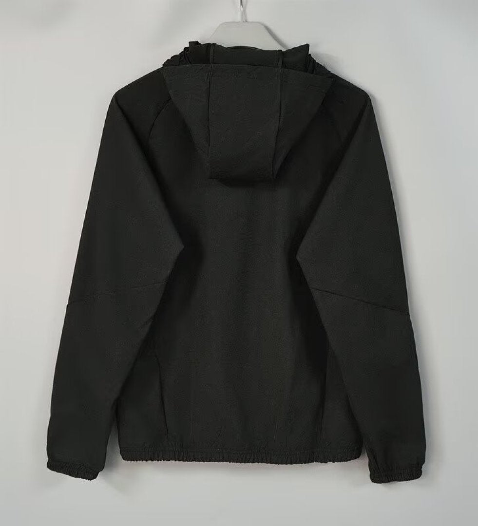 Manchester United Black Windbreaker