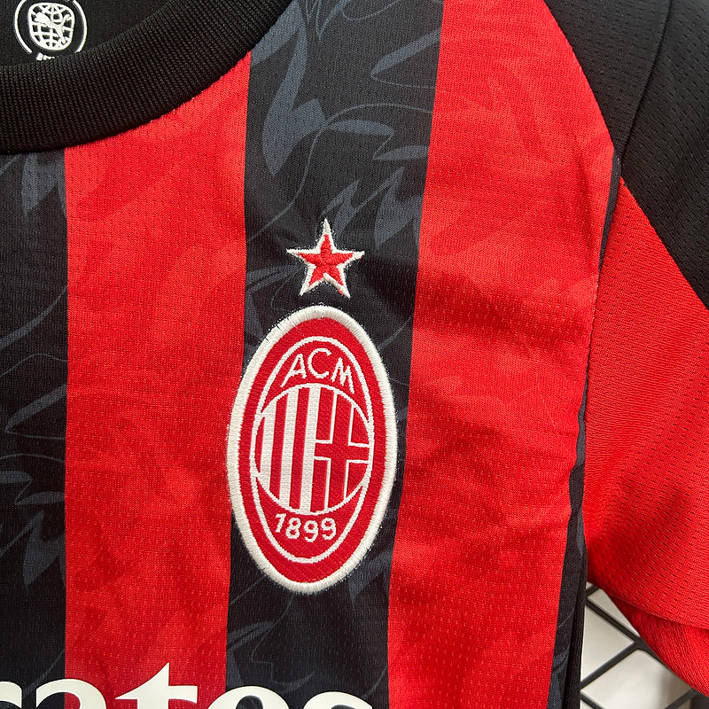 25-26 AC Milan home kid kit