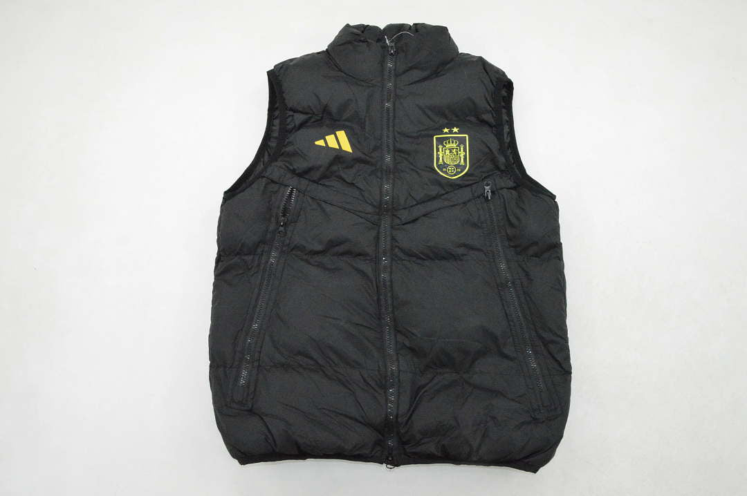 Spain 2026 Black Cotton Vest