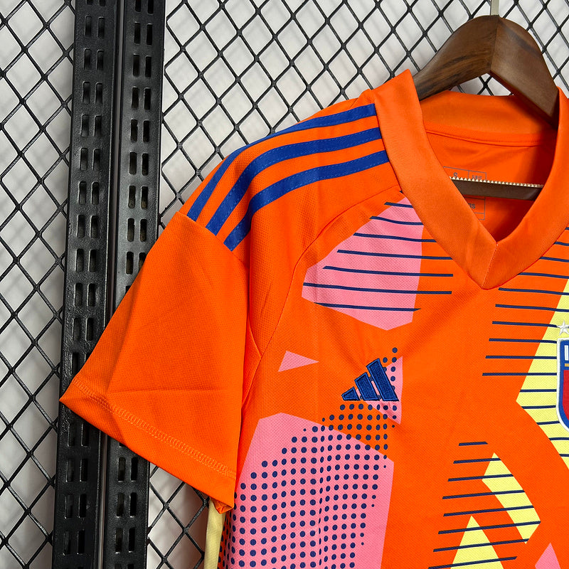 24-25 Italy Orange goalkeeper jersey