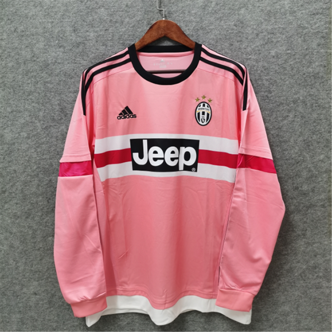 15-16 JUVENTUS away pink long sleeve