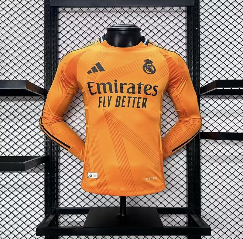 24-25 REAL MADRID away player Version long sleeve jersey tm