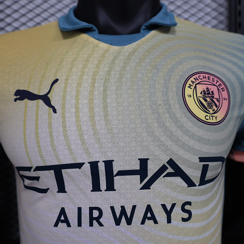 24-25 MANCHESTER CITY yellow and blue special player version jersey tm