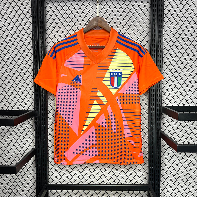 24-25 Italy Orange goalkeeper jersey