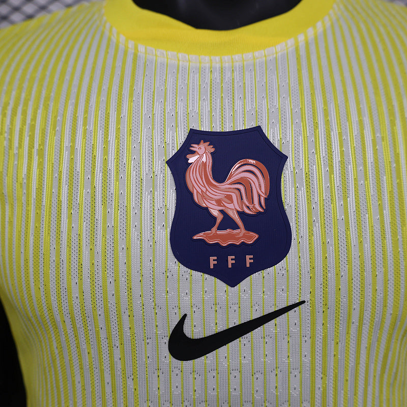 25-26 France yellow player version jersey tm