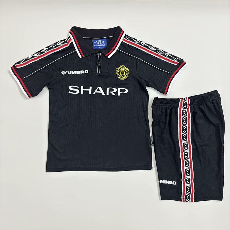 98-99 MANCHESTER UNITED away retro kid kit tm