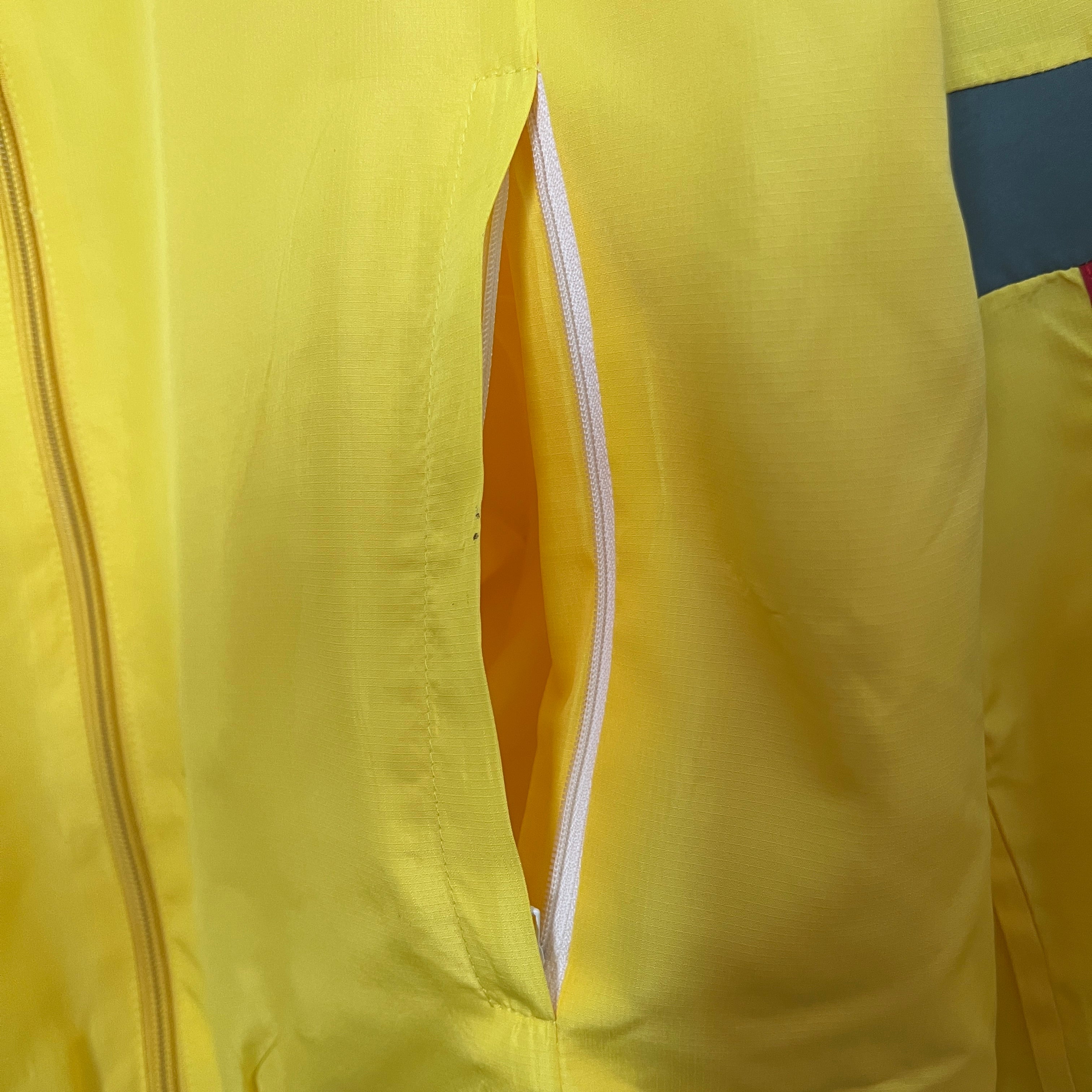 Columbia yellow windbreaker JK