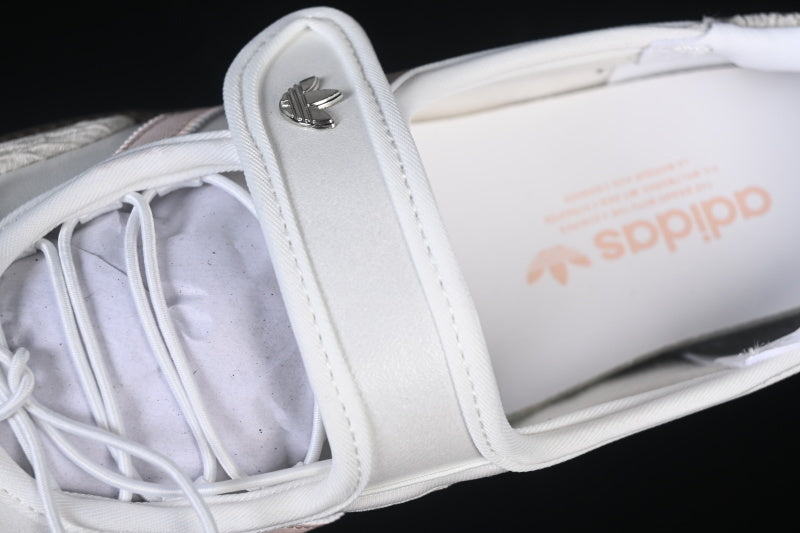 SAMBA JANE LAZY PERSON'S LIFE SHOES WHITE/COFFEE/PINK