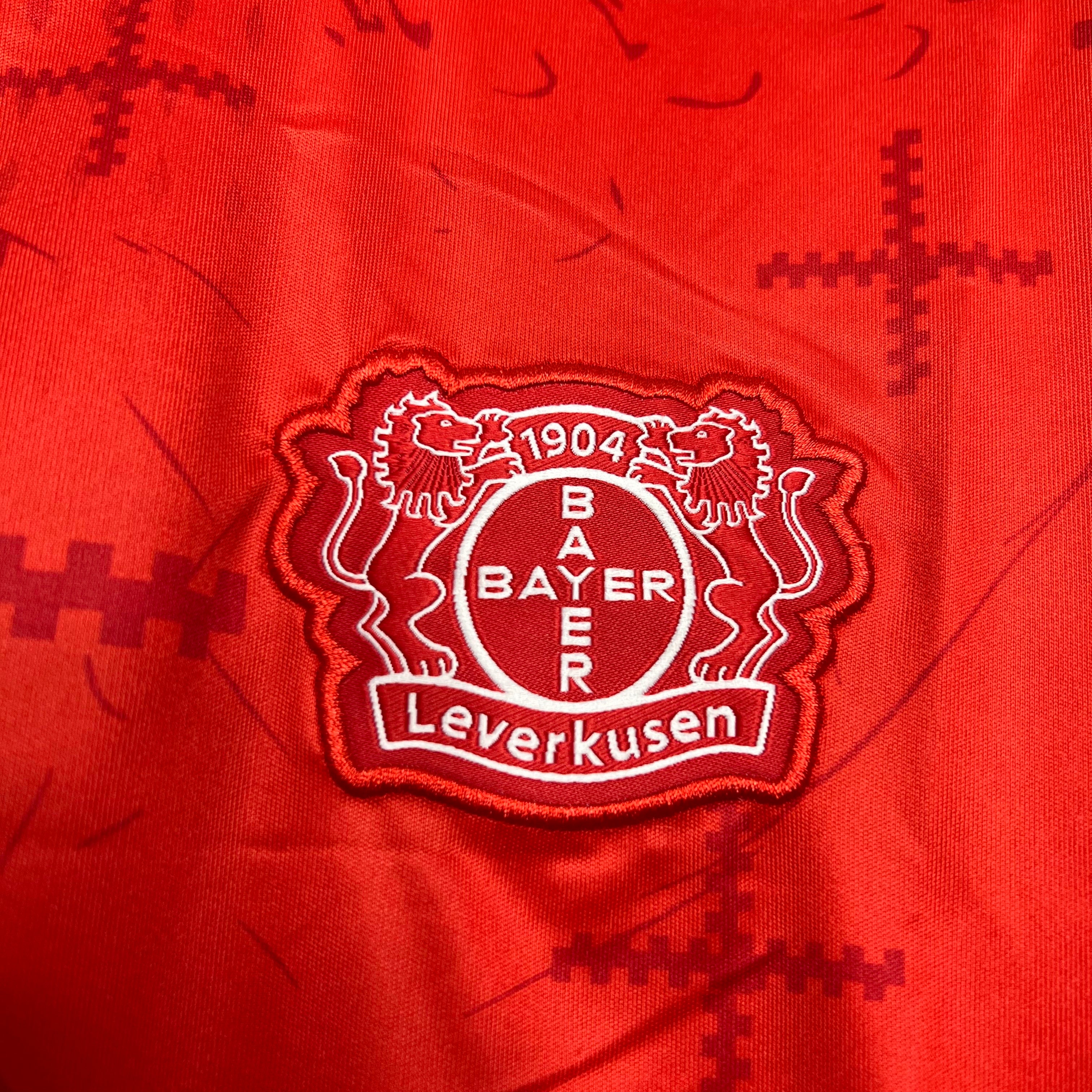 24-25 Bayer 04 Leverkusen home soccer jersey