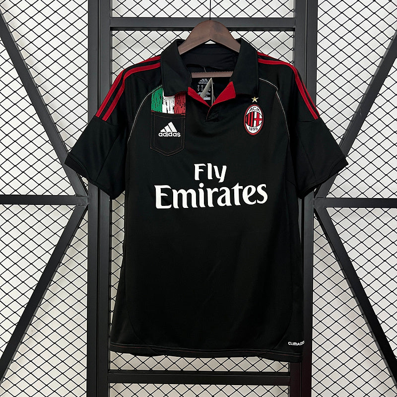 12-13 AC MILAN away black retro jersey tm