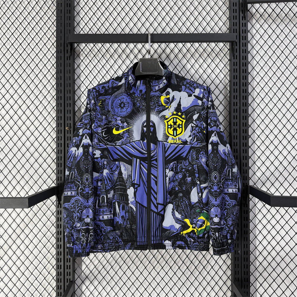 Brazil Jesus Edition Reversable Windbreaker