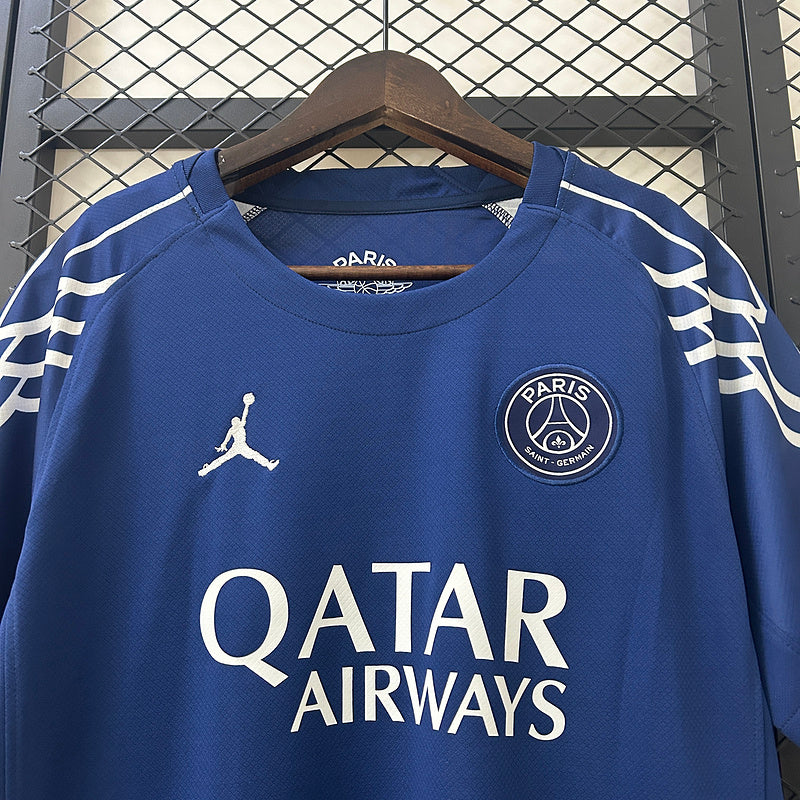 24-25 PSG fourth away blue jersey