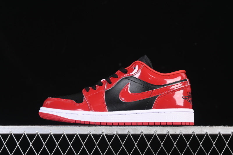 AIR JORDAN 1 LOW BLACK/WHITE/VARSITY RED