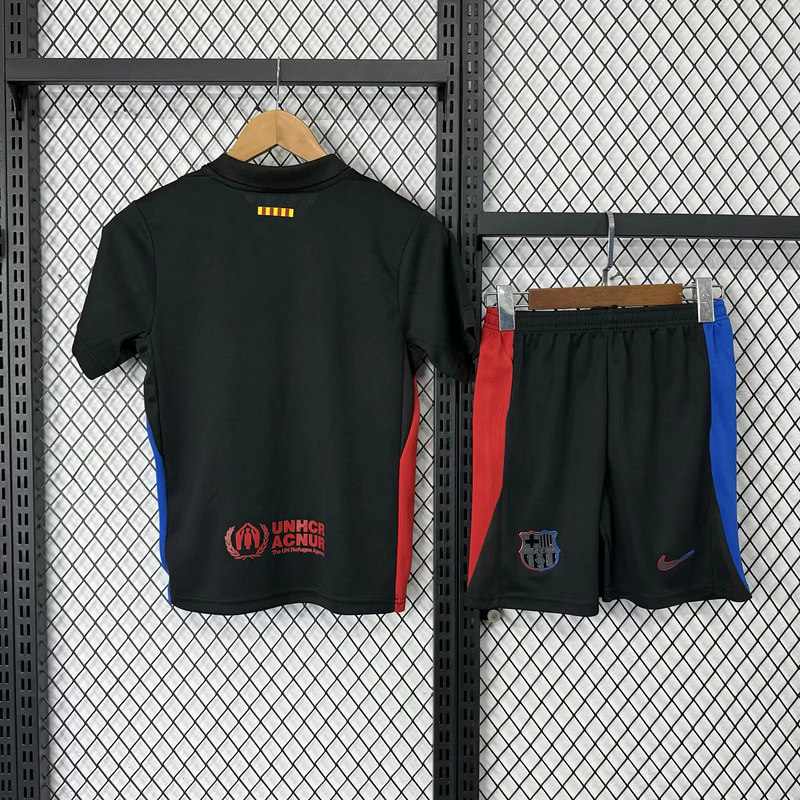 24-25 BARCELONA Black Travis Scott Edition Kids Kit tm