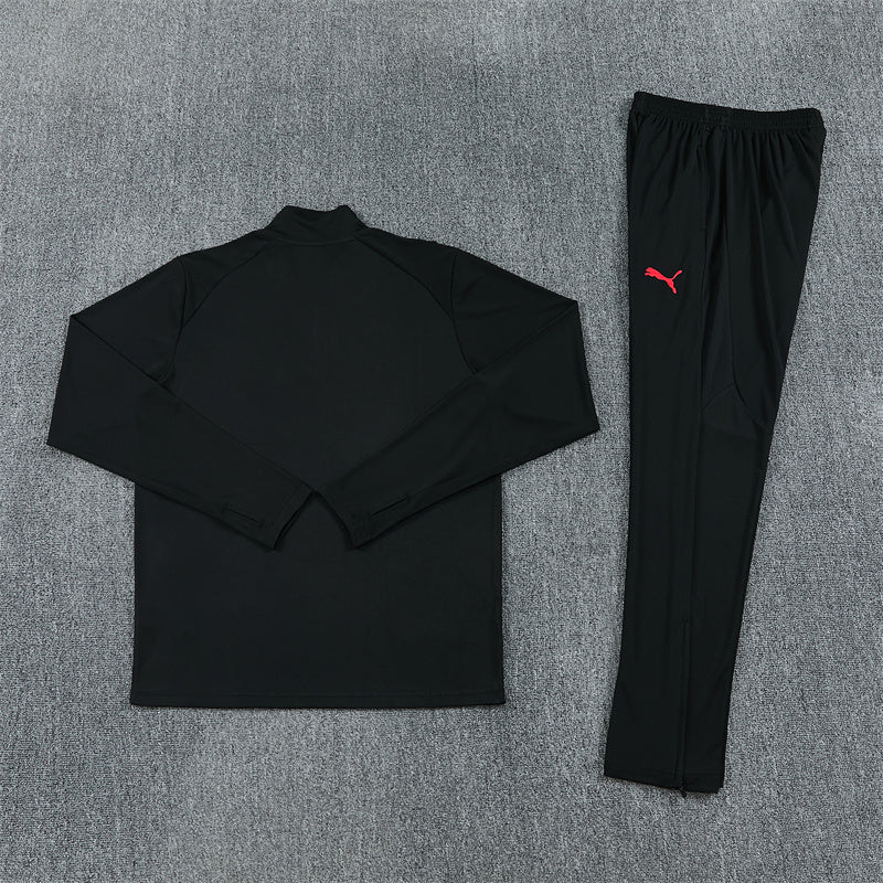 26-27 Season AC Milan Black Color Football Sweater Set