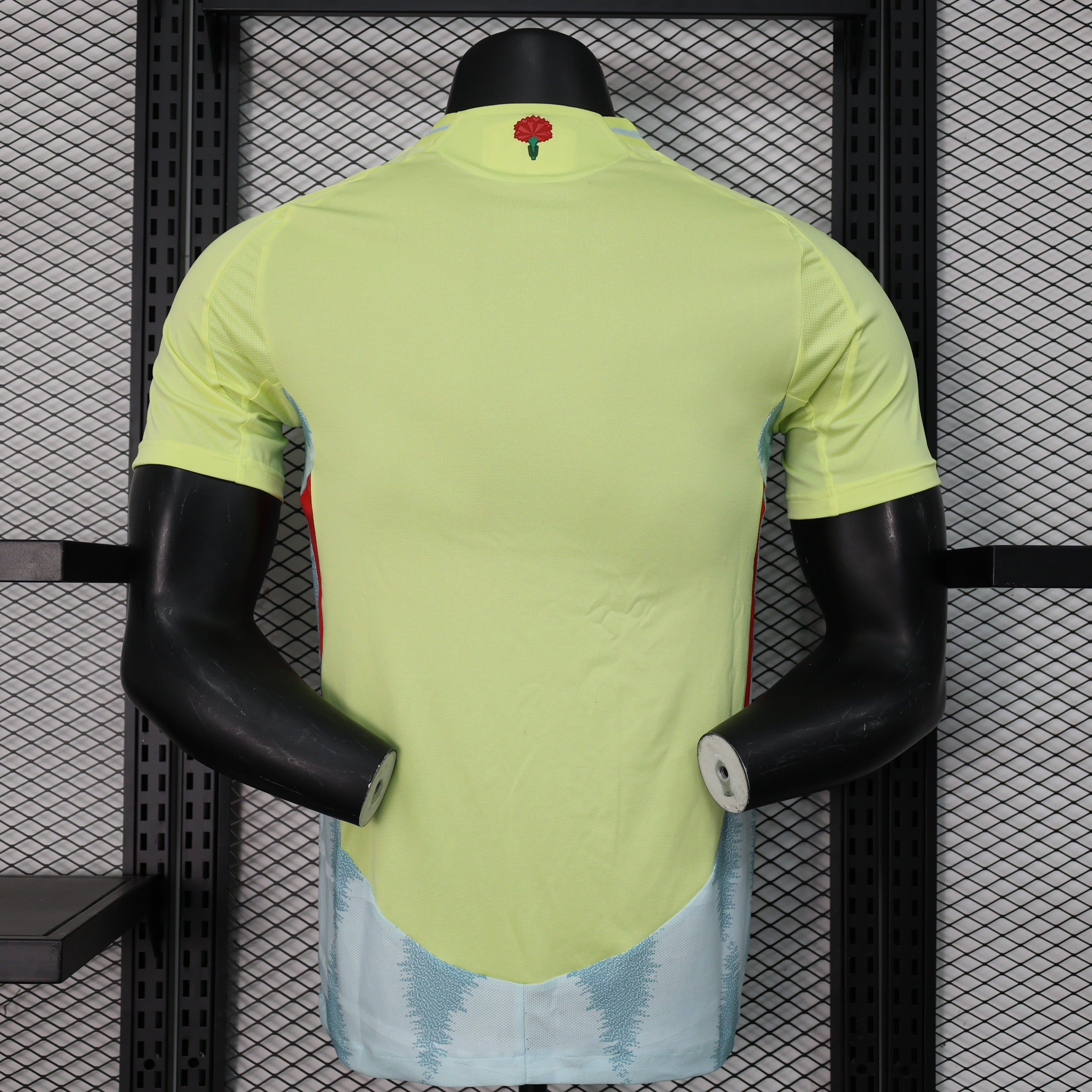 2024 Spain away yellow player version jersey tm