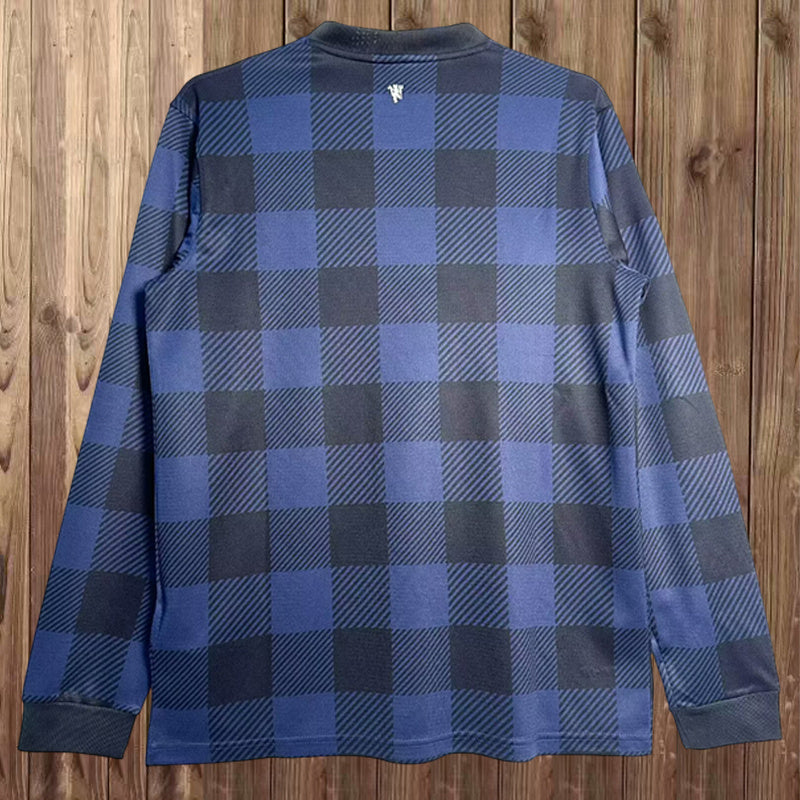 13-14 MANCHESTER UNITED away retro long sleeve jersey tm