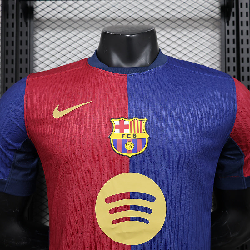 2024/2025 BARCELONA home player version jersey (Big Sponsor) tm