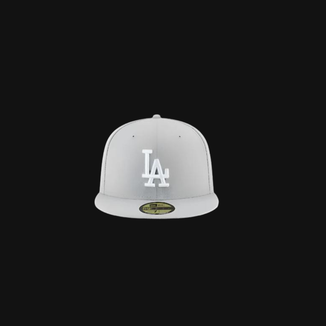 Gray LA dODGERS 59FIFTY Cap