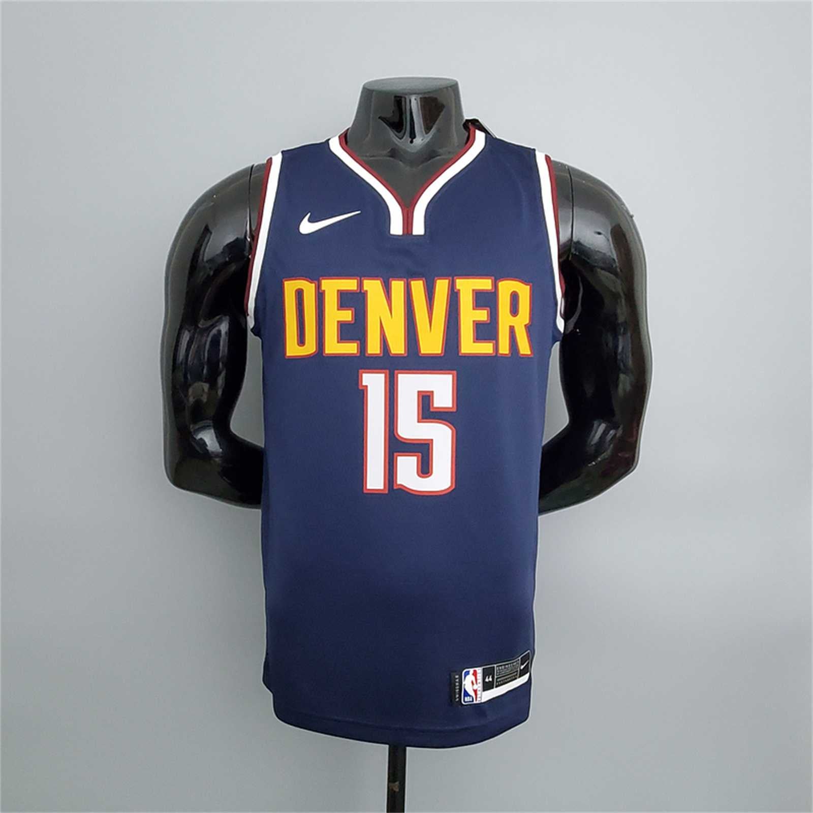 Nuggets Jokic #15 Navy Blue