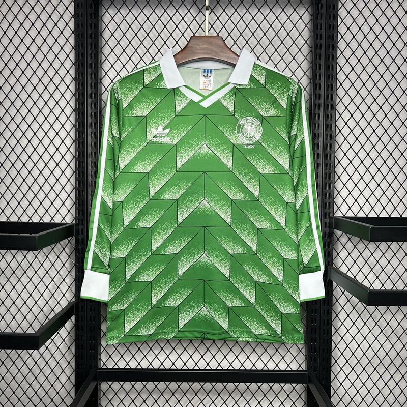 1990 Germany away long sleeve retro jersey tm