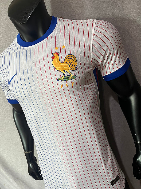 2024 France away white player version jersey tm
