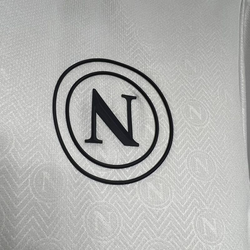 24-25 Napoli away white soccer jersey
